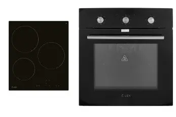 Выставочный образец Духовой шкаф Lex EDM 070 BL Варочная панель Lex EVH 430A BL